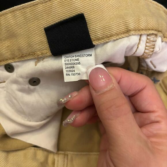 Ksubi Men’s Tan Chitch Button Fly Beige Tan Sandstorm Tapered Jeans Size 29 - Picture 12 of 13